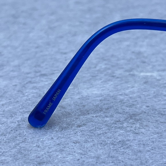 MODO Glasses 4077 Eyeglasses Frames Only 47-20-140 Titanium Blue‎ Half Rim Japan - Picture 7 of 12